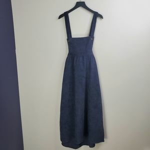NEW Skies Are Blue Corduroy Overall Maxi Skirt